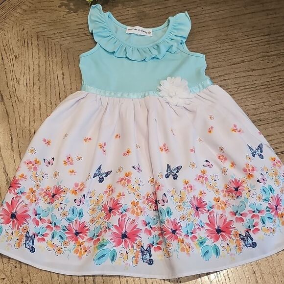 Floral spring dress 4T - Picture 1 of 10